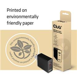 CLUB 3D USB Type A and C Wall Power Charger up to 60W(Open Box)