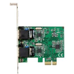 StarTech Dual Port Gigabit Nettwork Adapter PCI Express x1, 2 x RJ-45 (ST1000SPEXD4)