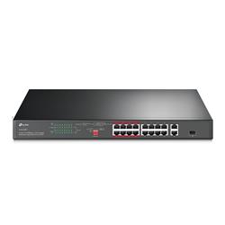 TP-LINK (TL-SL1218P) 16-Port 10/100 Mbps + 2-Port Gigabit Switch