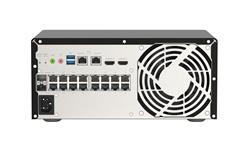 QNAP (QGD-3014-16PT) 14 1GbE RJ45 PoE ports(IEEE 803.3at PoE ++ supply 30W), 2 1GbE SFP+/RJ45 combo PoE ports(IEEE 803.3at PoE 