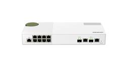 QNAP (QSW-M2108-2C) Management Switch, 8 port 2.5Gbps, 2 port 10Gbps SFP+/ NBASE-T Combo. Easy management with web browser.