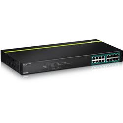 TRENDnet (TPE-TG160G) 16-Port Gigabit PoE+ Switch 246 Watt