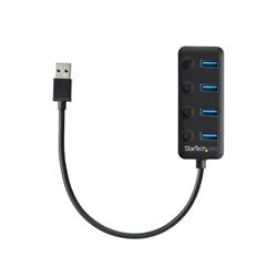 Startech 4-Port USB 3.0 Hub - 4x USB-A with Individual On/Off Switches(Open Box)