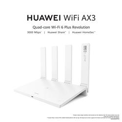 HUAWEI WiFi AX3 Router - Quad-core, AX3000, Wi-Fi 6 Plus