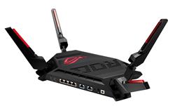 ASUS GT-AX6000 ROG Rapture Gaming AX6000 Dual-Band Wi-Fi 6 Router, Dual 2.5G WAN/LAN ports, Quad-Core 2.0Ghz CPU, WAN aggregati