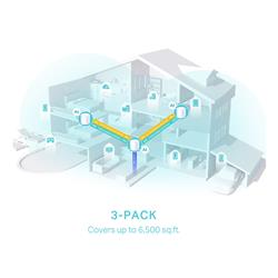 TP-Link (Deco X50(3-Pack)) AX3000 Whole Home Mesh WiFi 6 System 3 Pack