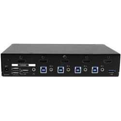 StarTech.com 4-Port HDMI KVM Switch - Built-in USB 3.0 Hub for Peripheral Devices - 1080p (SV431HDU3A2)