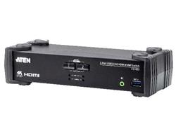 ATEN (CS1822 ) 2-PORT 4K60 SINGLE VIEW HDMI KVMP video quality up to 4K DCI (4096 x 2160 @ 60Hz)