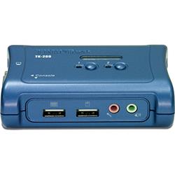 TRENDnet (TK-209K) 2-Port USB KVM Switch Kit w/ Audio(Open Box)