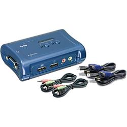 TRENDnet (TK-209K) 2-Port USB KVM Switch Kit w/ Audio(Open Box)