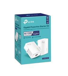 TP-Link (TL-PA7017P KIT) AV1000 Gigabit Passthrough Powerline Starter Kit. Home Plug AV2 Standard. Up to 1000 Mbps data transfe