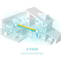 TP-Link (Deco X50(2-Pack)) - AX3000 Whole Home Mesh WiFi 6 System 2 Pack