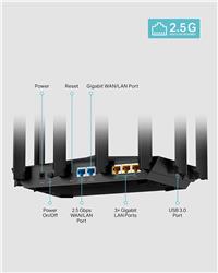 TP-Link (Archer AX80) - AX6000 Wi-Fi 6 Router with 2.5G Port