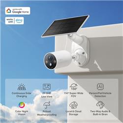 TP-Link Tapo C425 KIT, Solar-Powered Security Camera Kit