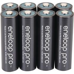 PANASONIC Eneloop Pro AA 2550mAh Rechargeable battery 8 Pack