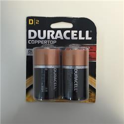 DURACELL D Alkaline Battery 2 Pack