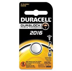 DURACELL 2016 3V Lithium Coin Cell Battery 1 Pack