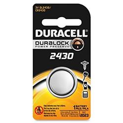 DURACELL 2430 3V Lithium Coin Cell Battery 1 Pack