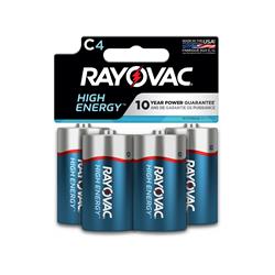 RAYOVAC C Alkaline Battery 4 Pack