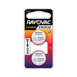 RAYOVAC 2032 3V Lithium Coin Cell Battery 2 Pack