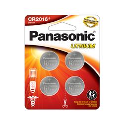 PANASONIC 2016 - 3V Lithium Coin Cell Battery 4 Pack