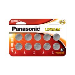 PANASONIC 2025 3V Lithium Coin Cell Battery 10 Pack