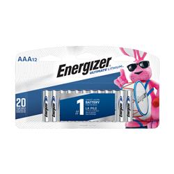 ENERGIZER Ultimate AAA Lithium Battery 12 Pack (L92SBP-12)