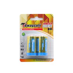 Tewaycell 2 Pack  C Alkaline Battery