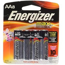 ENERGIZER Max AA Alkaline Battery 8 Pack