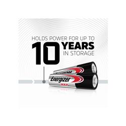 ENERGIZER Max AA Alkaline Battery 16 Pack (E91LP-16)