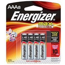 ENERGIZER Max AAA Alkaline Battery 8 Pack