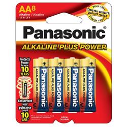 PANASONIC AA Alkaline Battery 8 Pack