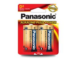 PANASONIC D Alkaline 2 Pack