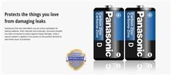 PANASONIC - Carbon Zinc 2-pack size D Heavy Duty Battery (UM1NPA2BCA)