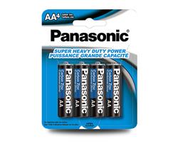 PANASONIC - Carbon Zinc 4-pack size AA Battery (UM3NPA4BCA)