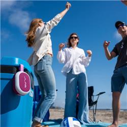 JLAB AUDIO POP PARTY Haut-parleur Bluetooth ultra-portatif, Mûre