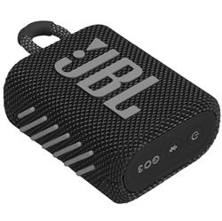 JBL Go 3 Portable Waterproof Speaker, Black