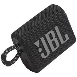 JBL Go 3 Portable Waterproof Speaker, Black