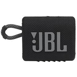 JBL Go 3 Portable Waterproof Speaker, Black