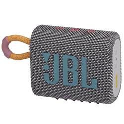 JBL Go 3 Portable Waterproof Speaker, Grey