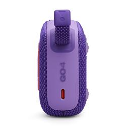 JBL Go 4 Ultra-Portable Waterproof Bluetooth Speaker, Purple