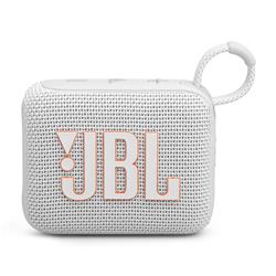 JBL Go 4 Ultra-Portable Waterproof Bluetooth Speaker, White