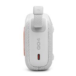 JBL Go 4 Ultra-Portable Waterproof Bluetooth Speaker, White