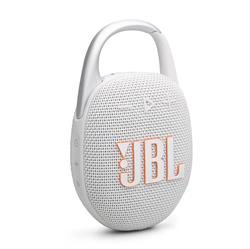 JBL Clip 5 Ultra-Portable Waterproof Speaker, White