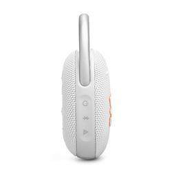 JBL Clip 5 Ultra-Portable Waterproof Speaker, White