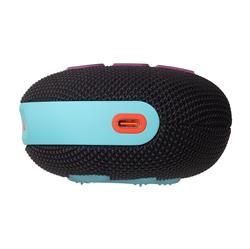 JBL Clip 5 Ultra-Portable Waterproof Speaker, Black/Orange