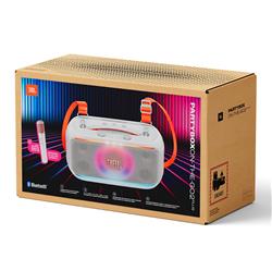 JBL PartyBox On-the-Go 2 Plus Portable Party Speaker, White