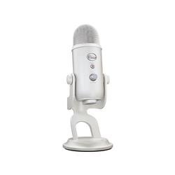 Logitech Blue Yeti Premium USB Gaming Microphone, White Mist