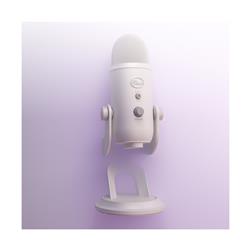 Logitech Blue Yeti Premium USB Gaming Microphone, White Mist