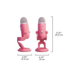 Microphone de jeu USB premium Logitech Blue Yeti - Aube rose